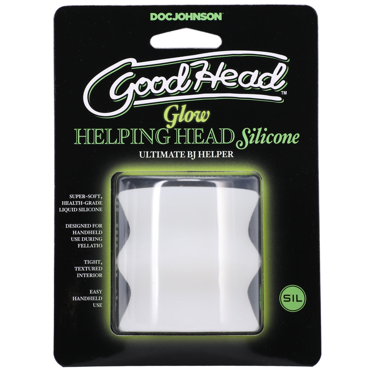 GoodHead Glow Helping Head Silicone Stroker Masturbator (8312845762799)