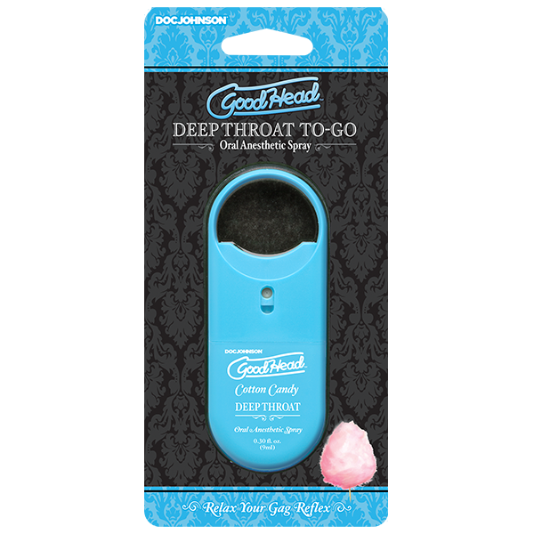 Goodhead Deep Throat Spray To Go packaging