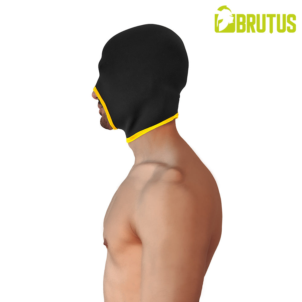 Brutus Blind Neoprene Face Fucker Hood Black/Yellow