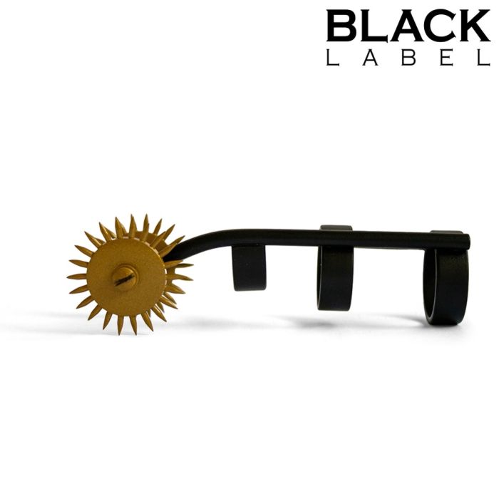 Black Label Cat Nail Double Pinwheel Bold BDSM Tool for Men Side View