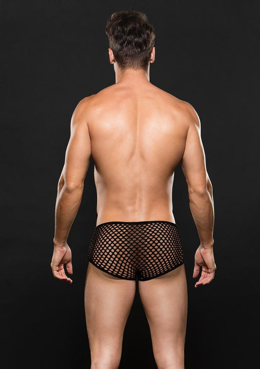 Modern Fishnet Trunk Black (8072369242351)