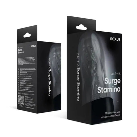 Nexus Alpha Surge Sleeve Masturbator packaging