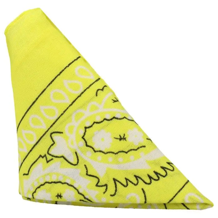 Rock Solid The Code Silicone Cock Ring & Bandana Yellow bandana only