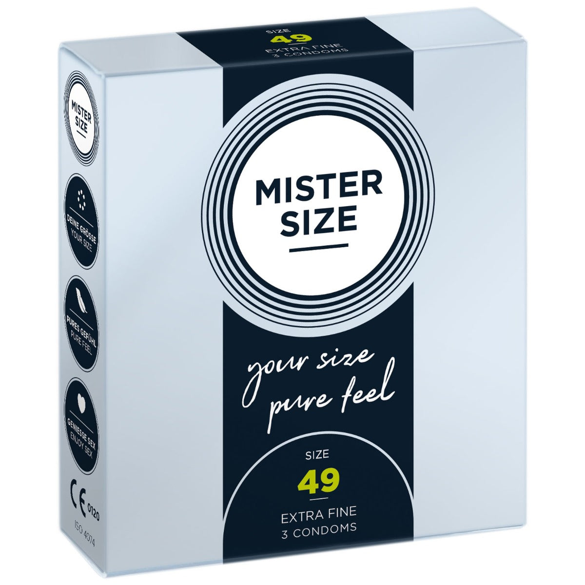 Mister Size Pure Feel Condoms 49mm (8085938962671)