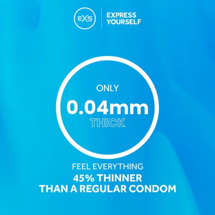 EXS Vegan Air Thin Condoms 48 pack