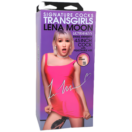Signature Cocks Ultraskyn Transgirl Lena Moon Dildo with Penetrable Ass 5"