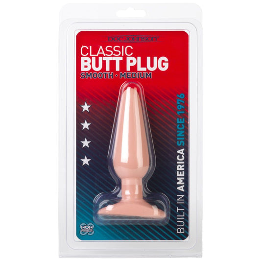 Classic Butt Plug Flesh Medium (8099769286895)