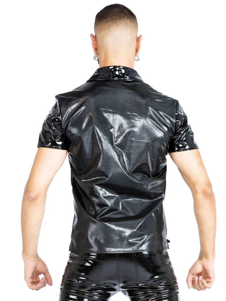 Honour VynX Croc Print Polo Shirt