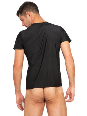 Honour Lycra Stud T Shirt Black (8207083274479)