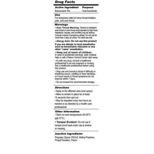 Master Series Frozen Deep Throat Desensitising Spray