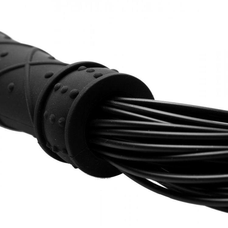 Frisky Punish Me Silicone Flogger close up