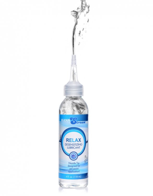Cleanstream Relax Anal Lubricant with Nozzle Tip 4oz Cleanstream Relax Anal Lubricant with Nozzle Tip 4oz