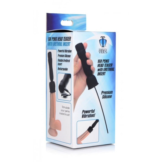 Trinity For Men 16x Penis Head Teaser With Urethral Sound