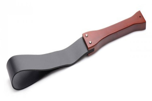 Master Series Master Lasher Wooden Strap Flogger side view