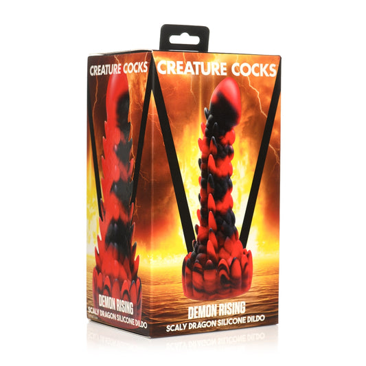 Creature Cocks Demon Rising Scaly Dragon Silicone Dildo (8274293096687)