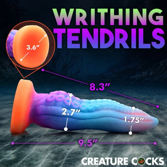 Creature Cocks Tenta-Cock Glow in the Dark Silicone Dildo