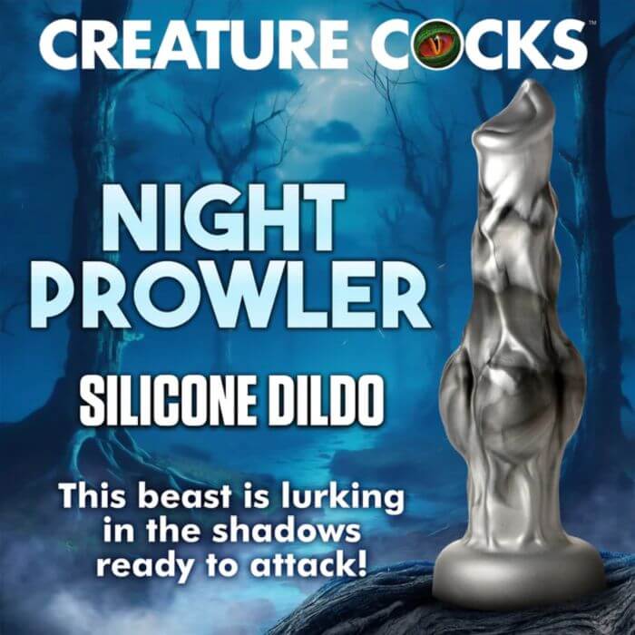 Creature Cocks Night Prowler Silicone Dildo Medium