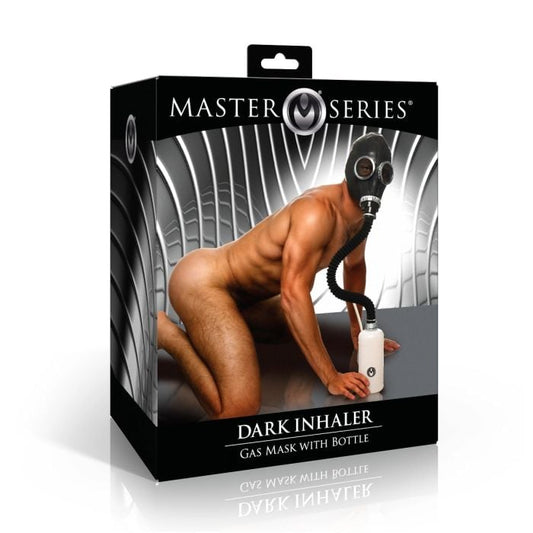 Master Series Dark inhaler Gas Mask with Bottle