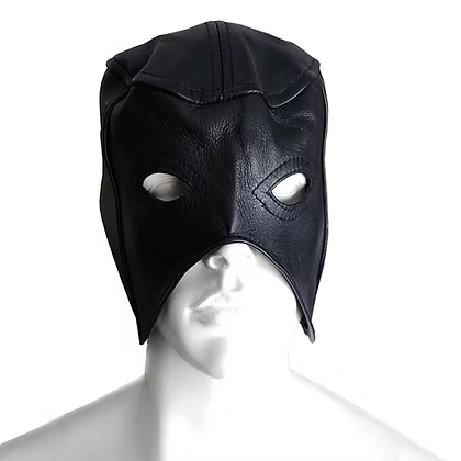 Rouge Leather Executioner's Half Mask