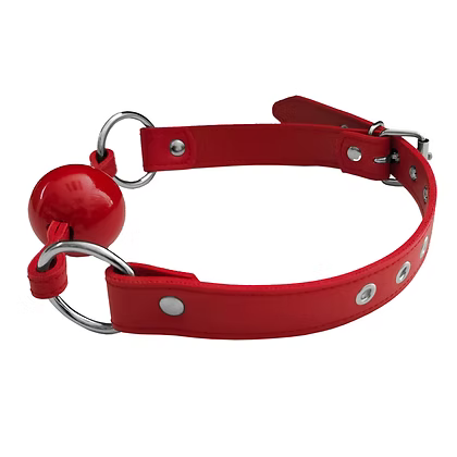 Rouge Fetish Play Ball Gag Vegan Red