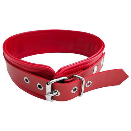 Rouge Vegan Fetish Play Collar Black or Red