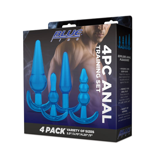 Blueline 4 Piece Anal Training Butt Plug Set (8252998615279)