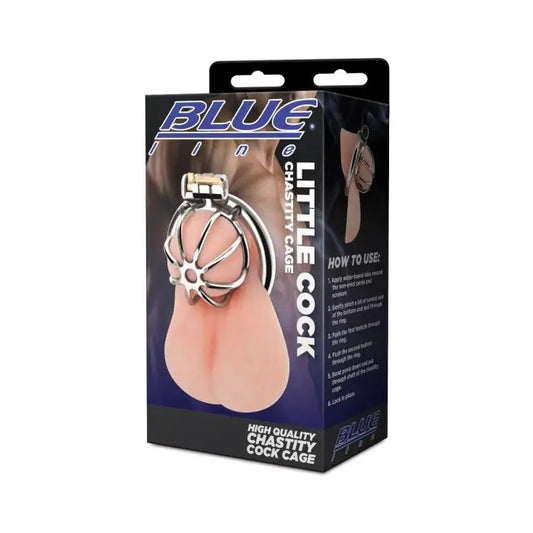 Blueline Little Cock Chastity Cage packaging