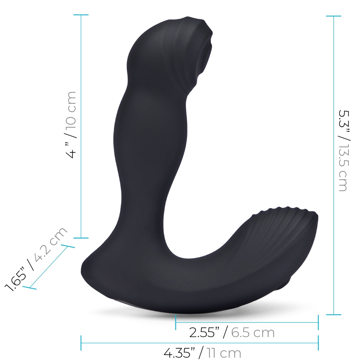 Blue Line Thumper Prostate Flicking Remote Controlled Stimulator Butt Plug (8253296804079)