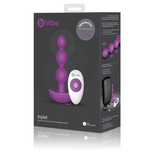 b-Vibe Triplet Vibrating Anal Beads