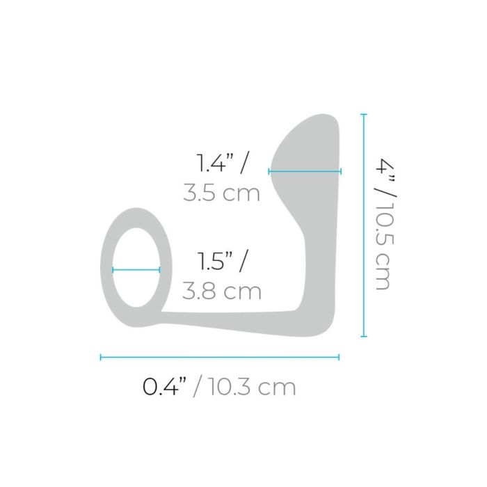 b-Vibe Butties Ringer Cock Ring and Prostate Butt Plug
