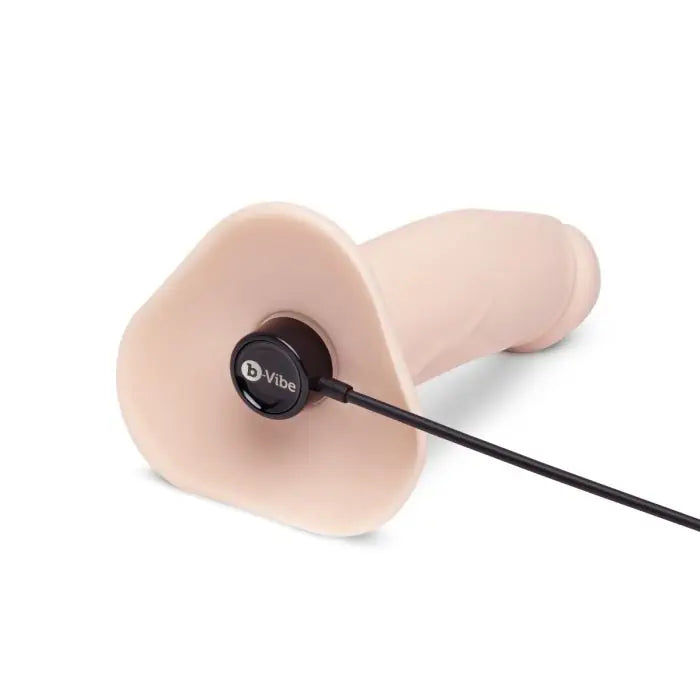 b-Vibe Every Body Vibrating Realistic Strap On Kit with vibrator in base of dildo.