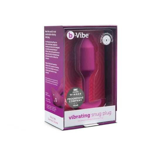 b-Vibe Vibrating Snug Plug 2 Rose
