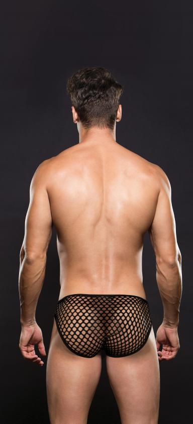 Modern Fishnet Bikini Black (8072370159855)