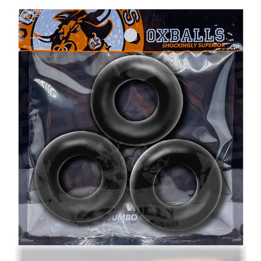 FAT WILLY RINGS - Black (7565046874351)