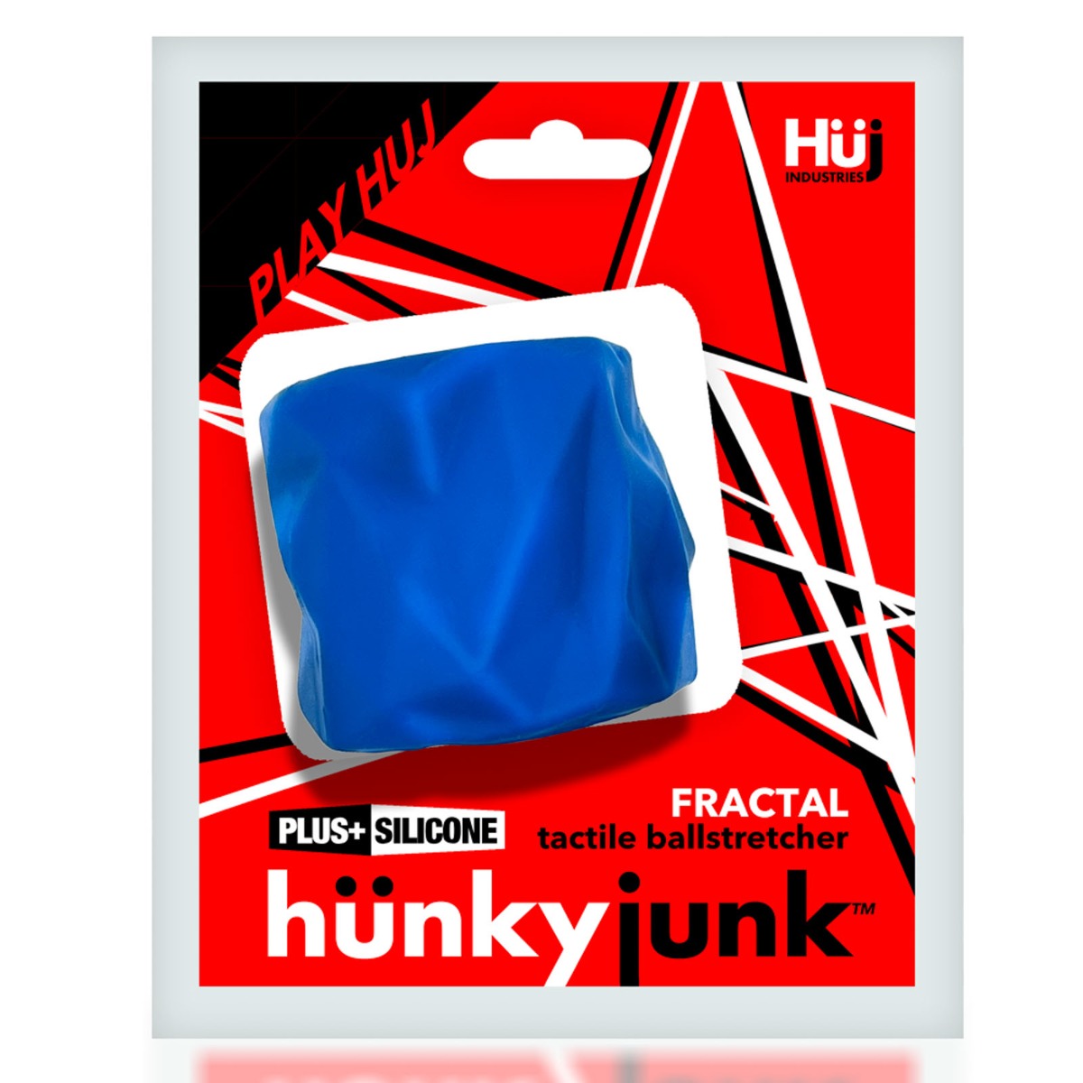 Hunkyjunk Fractal Tactile Ball Stretcher Teal Ice (8124271100143)