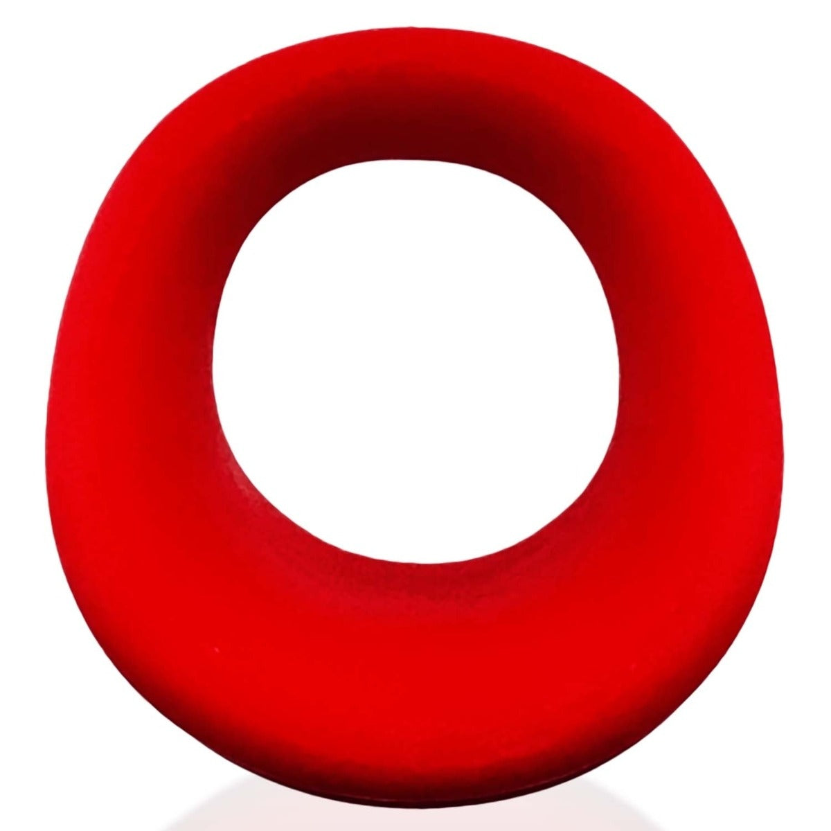 Hünkyjunk Expander Scoop-Style Cock Ring Red Velvet top view