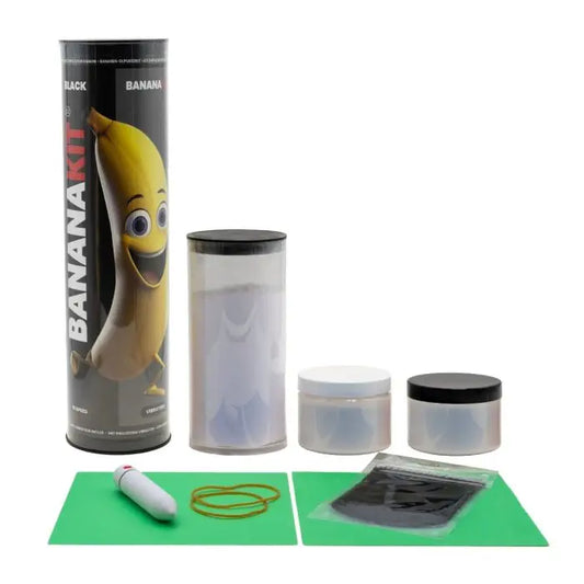 BananaKit with Vibrator – Black Edition full kit in box view