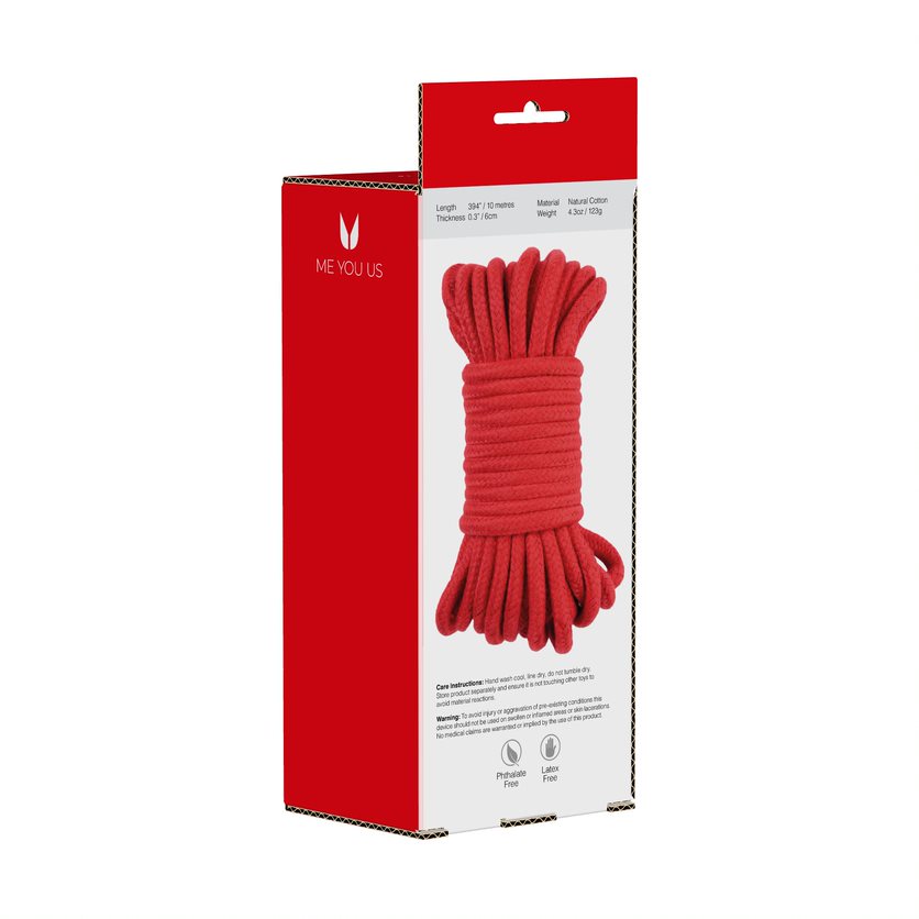 Tie Me Up Rope Red 10m (8084267237615)