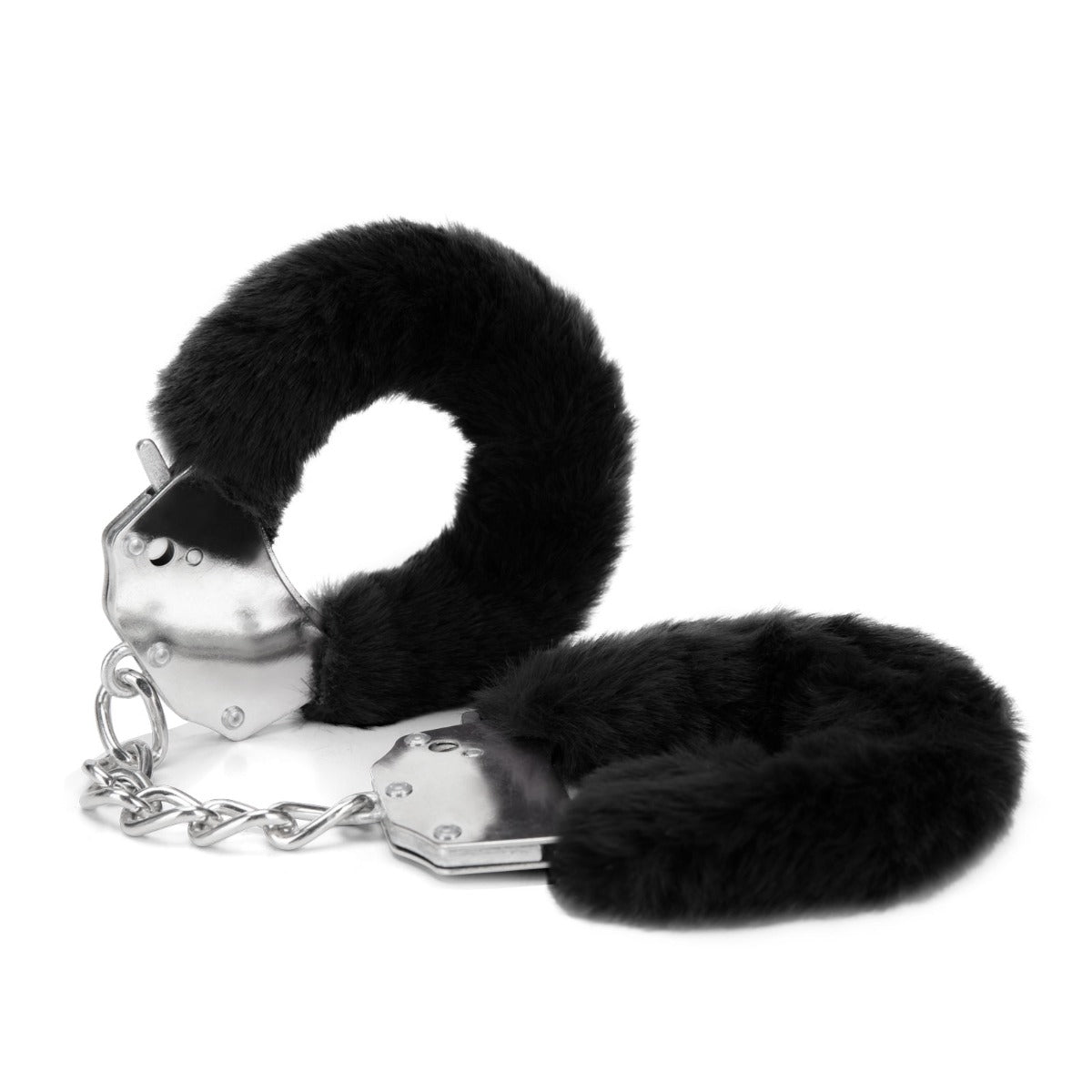 Furry Handcuffs Black Prowler RED