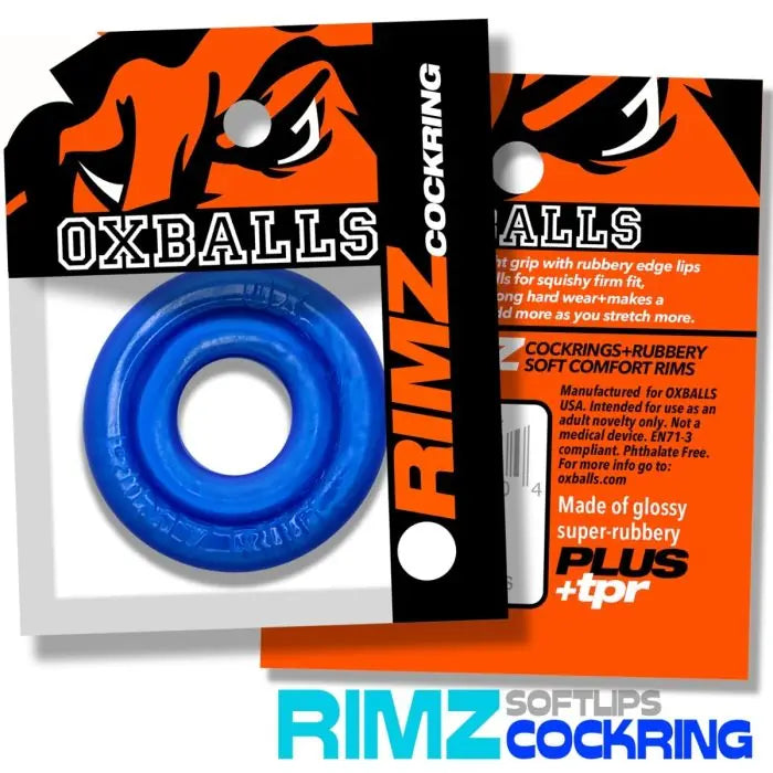 Oxballs RIMZ Pool cockring TPR gripper cock ring retail packaging