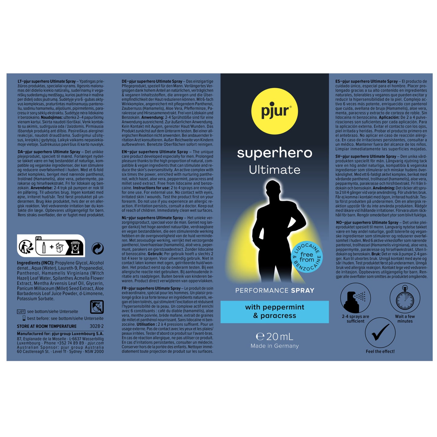 Pjur Superhero Ultimate Spray 20ml