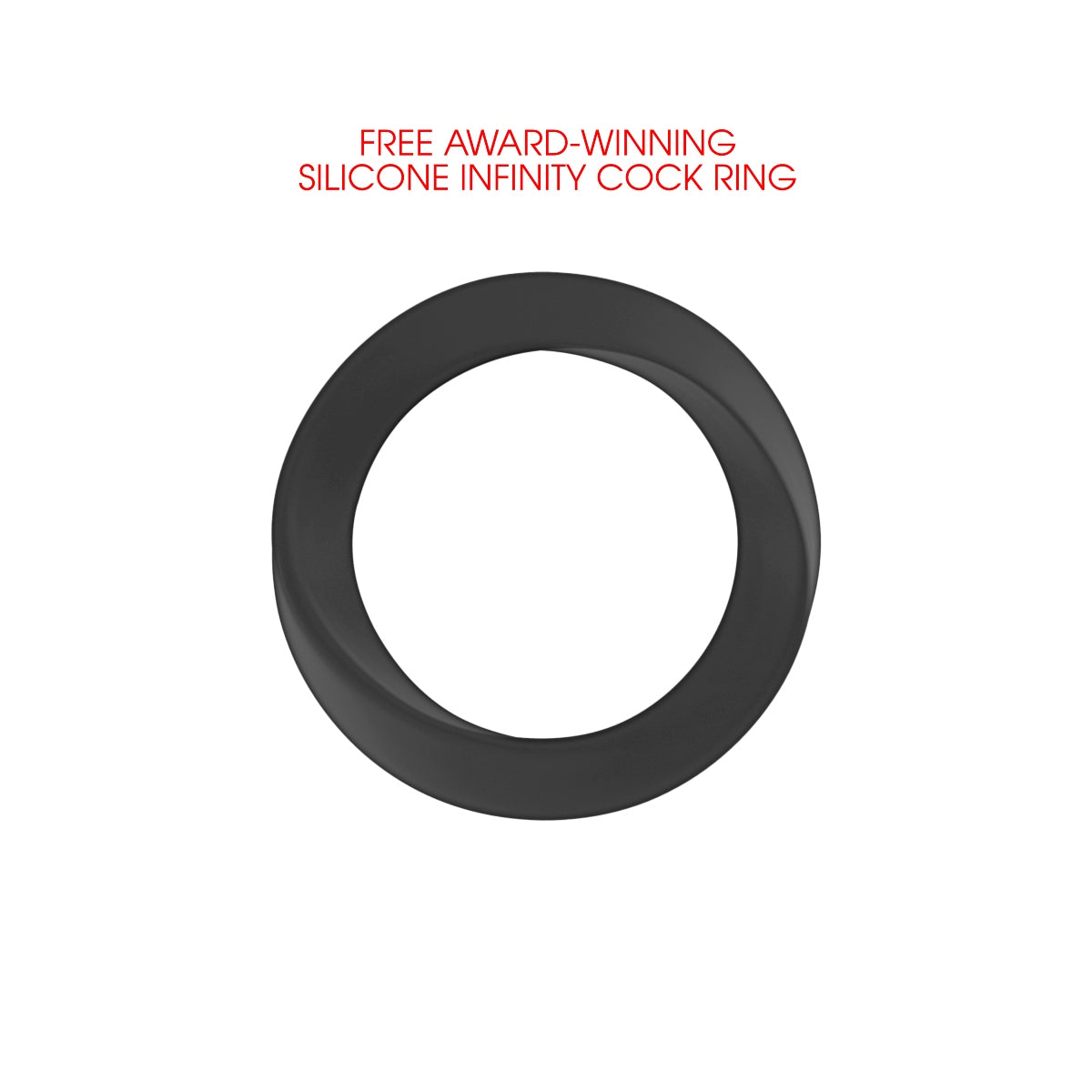 Pumped Comfort Beginner Penis Pump with Free Silicone Infinity Cock Ring