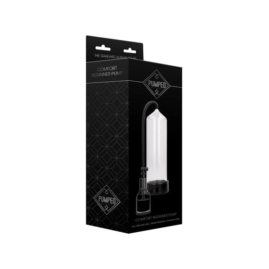 Pumped Comfort Beginner Penis Pump with Free Silicone Infinity Cock Ring