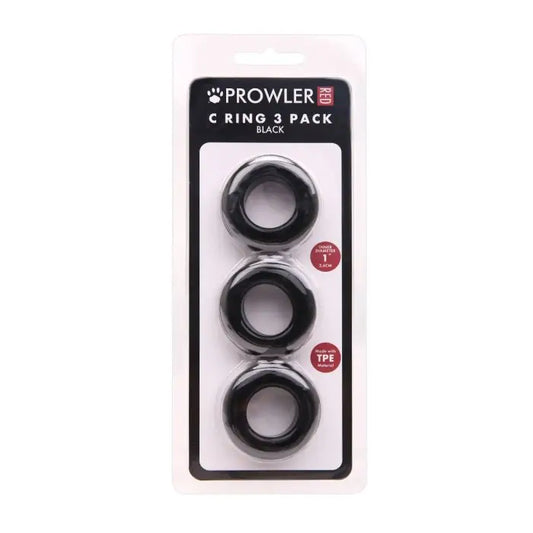 Prowler RED Cock Ring 3-Pack front packaging