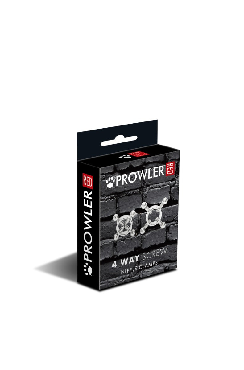 Prowler RED 4 Way Screw Nipple Clamp (8246804513007)