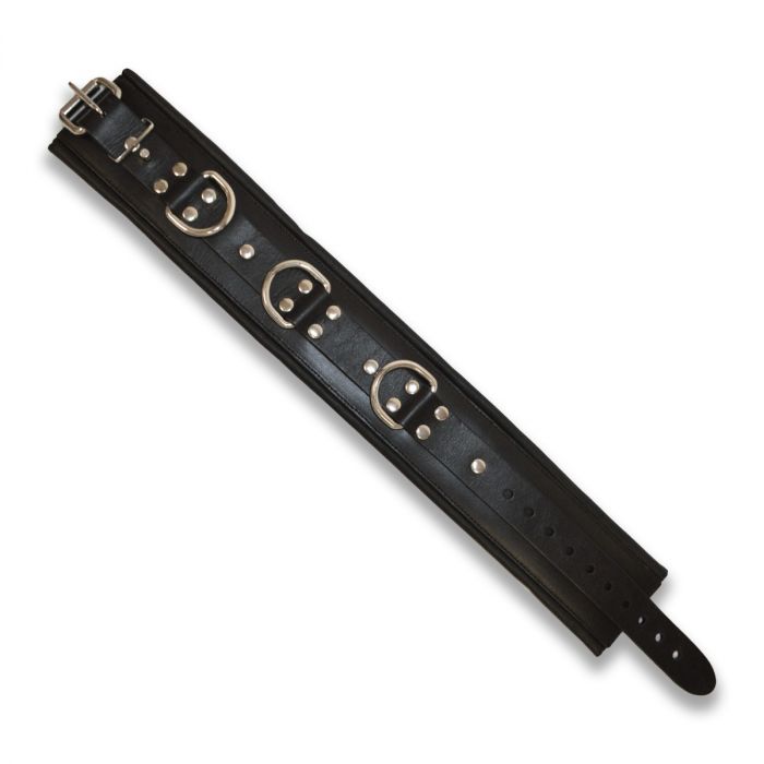 Prowler RED Leather Lockable Collar