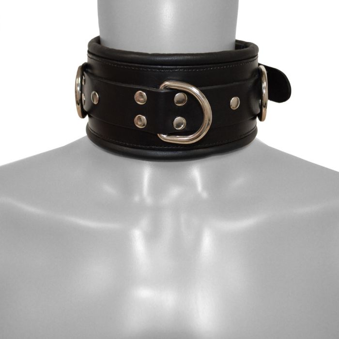 Prowler RED Leather Lockable Collar