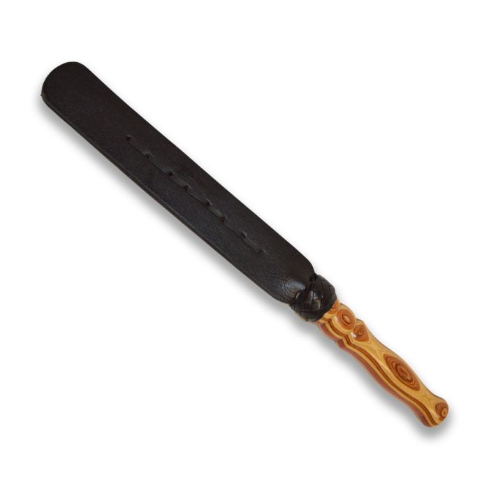 Prowler RED Leather Wooden Handled Paddle