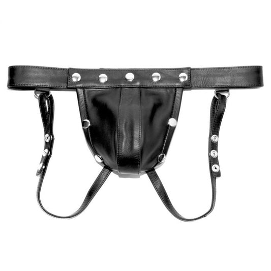 Leather Harness Jock Strap (8067755770095)