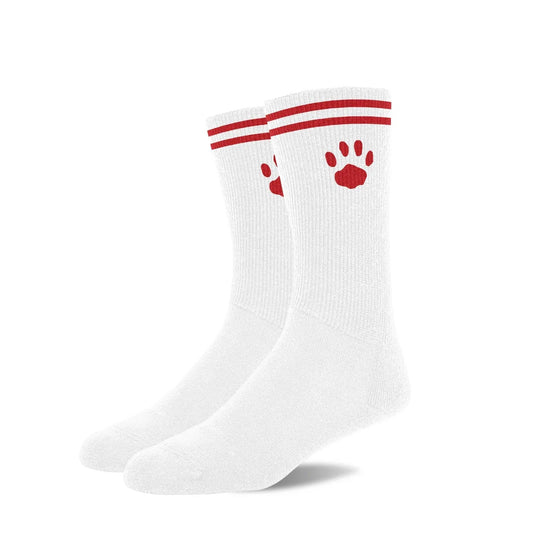 Prowler RED Crew Socks White/Red (8070328746223)